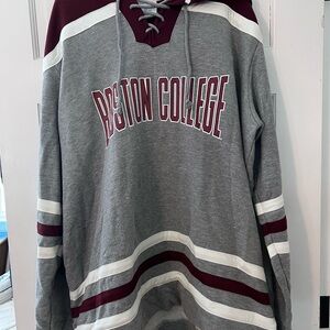 Champion Gray and Red Hockey Style Sweatshirt